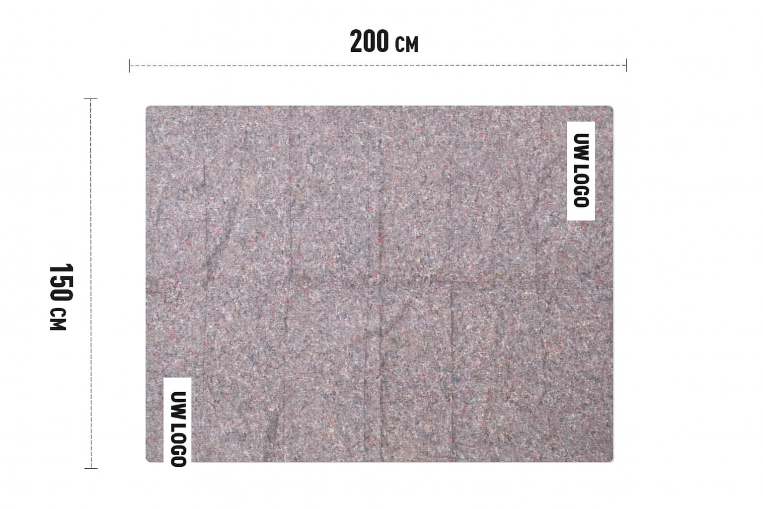 Packdecken Personalisiert - 150 x 200cm Packdecken Personalisiert - 150 x 200cm