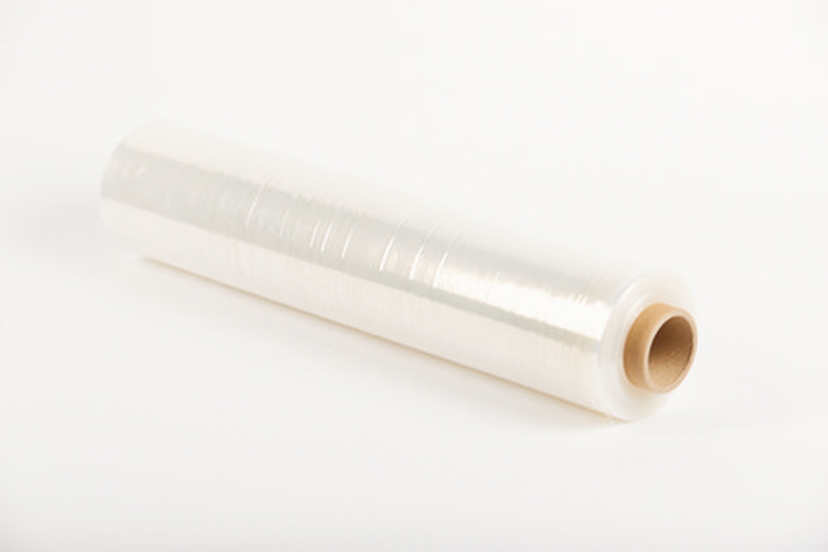Budget-Handstretchfolien-Dispenser Gelb + 6 Rollen 17my-Handstretchfolie