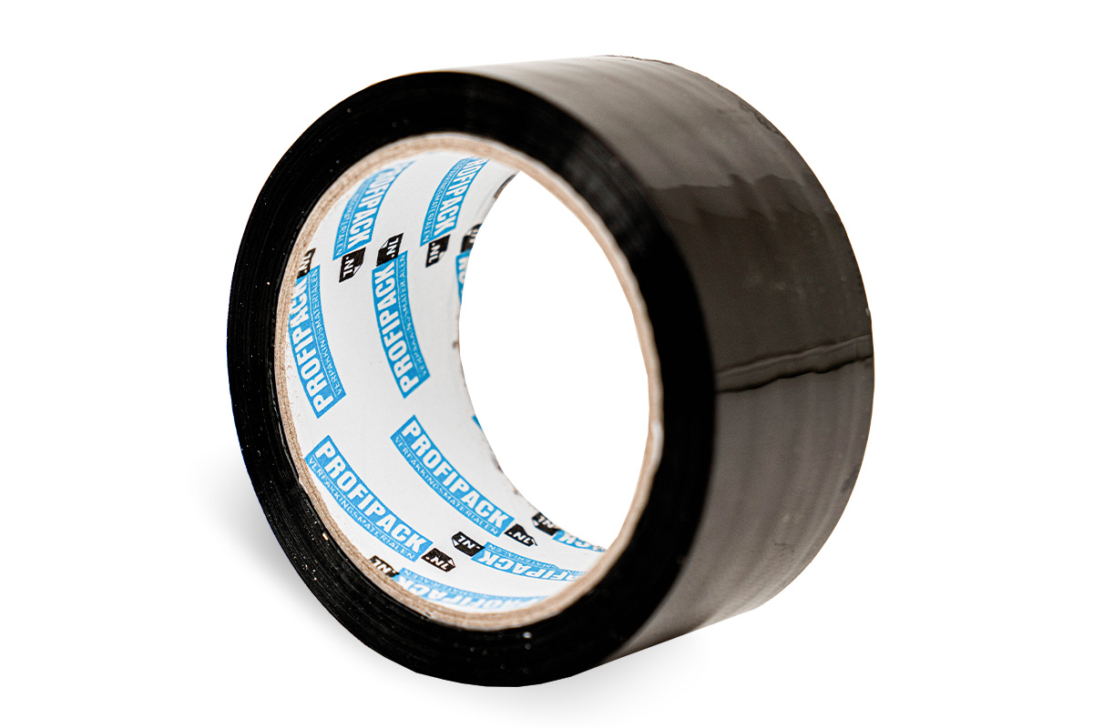 PP Acrylband schwarz - 48mm x 66m