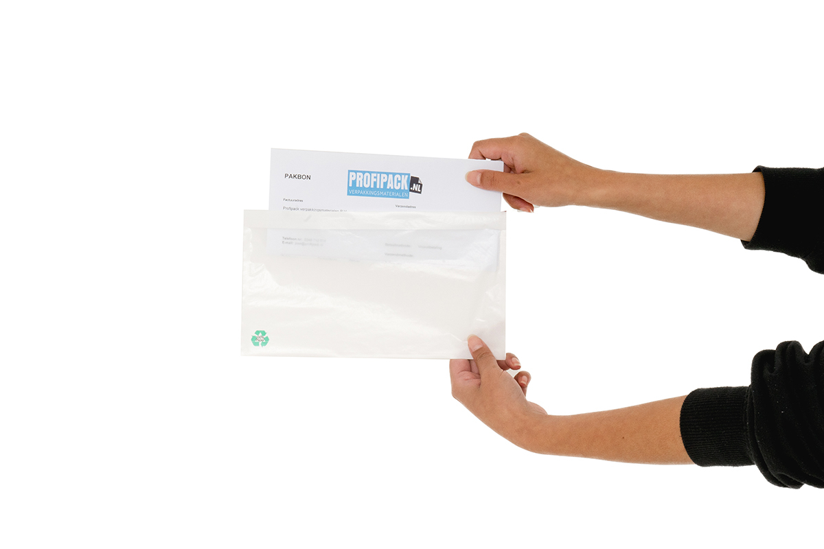 101920 eco papieren paklijst enveloppen blanco 230 x 125 mm profipack