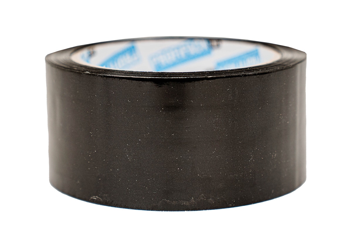 PP Acrylband schwarz - 48mm x 66m