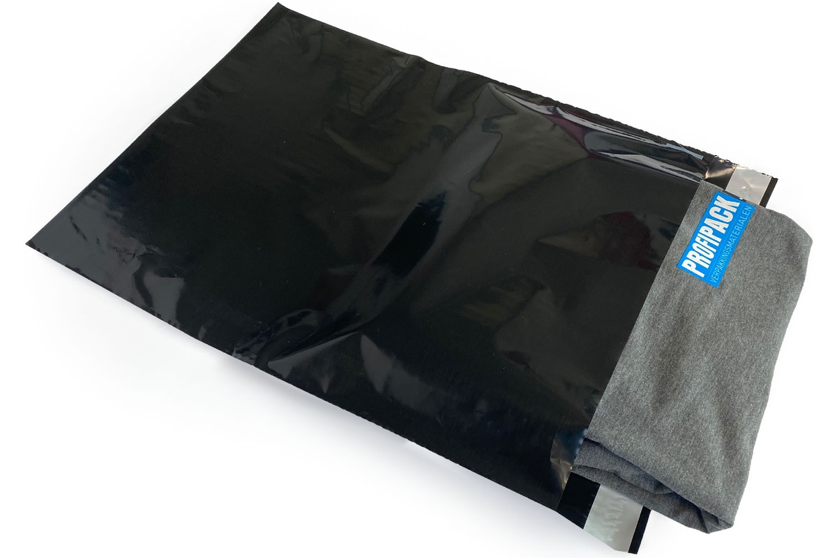 Coex Versandtaschen Schwarz Rücksendung - 500 x 700mm (100st)