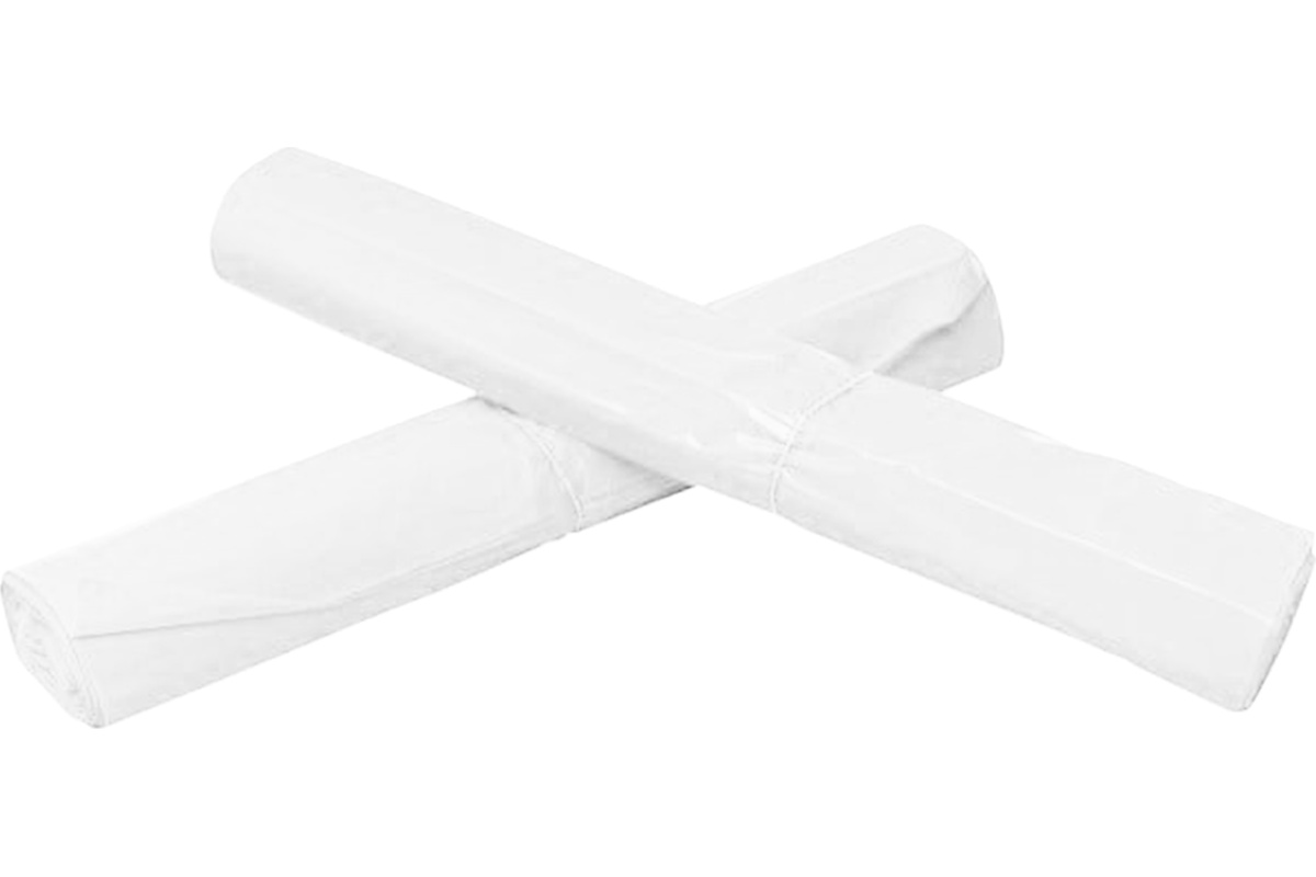 HDPE Müllsäcke weiß - 70 x 110cm x 25my (200st)