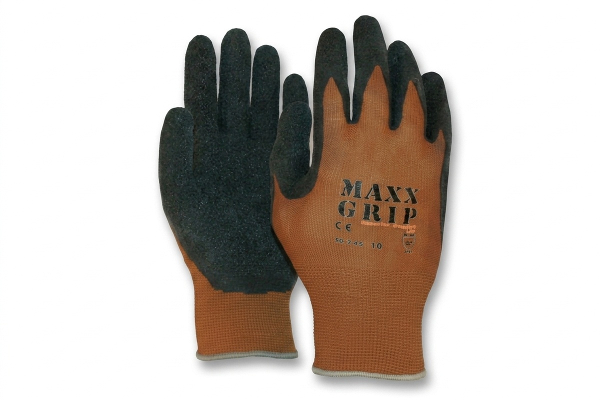 Maxx Grip Lite 50-245 Arbeitshandschuhe - braun/schwarz Größe 10