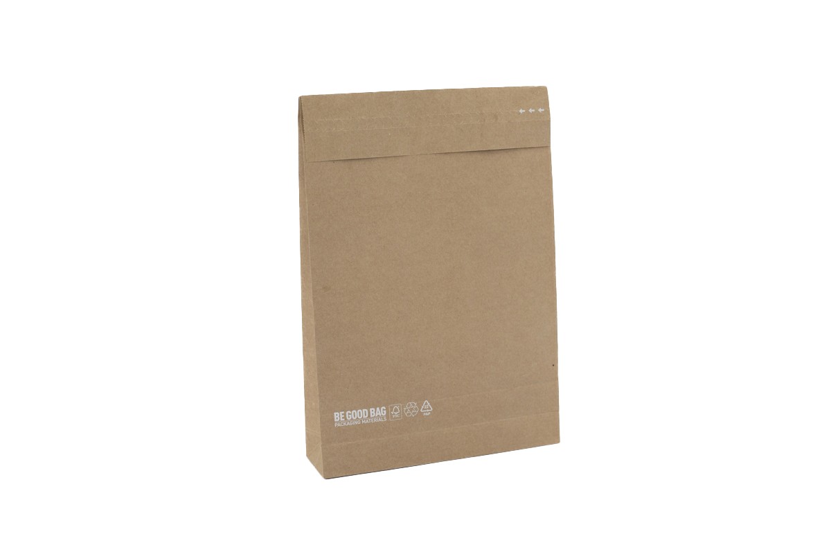 Papierversandtaschen "Be good bag" - 320 x 430mm + 80mm (100st)