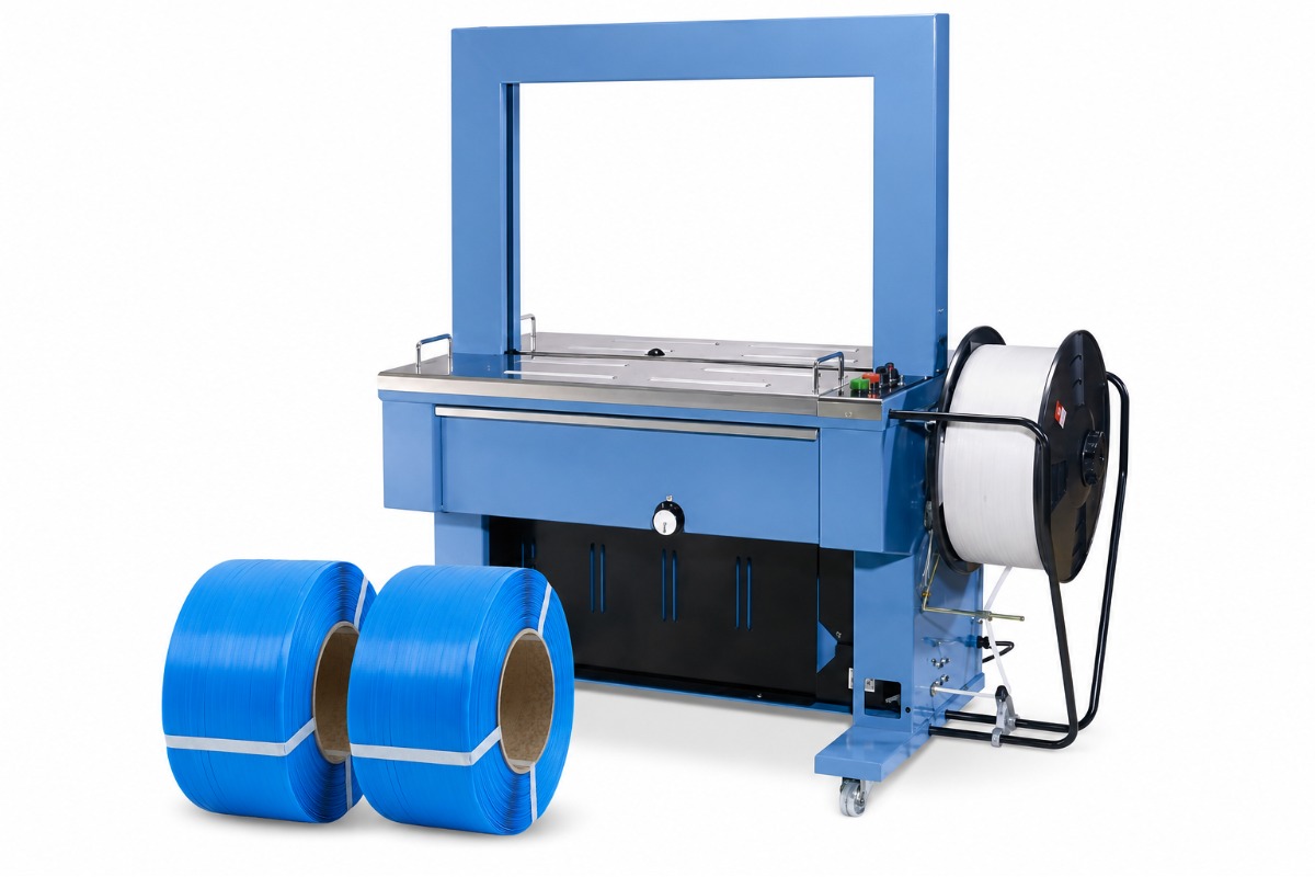 TP-6000 automatische Umreifungsmaschine mit 2 Rollen Band