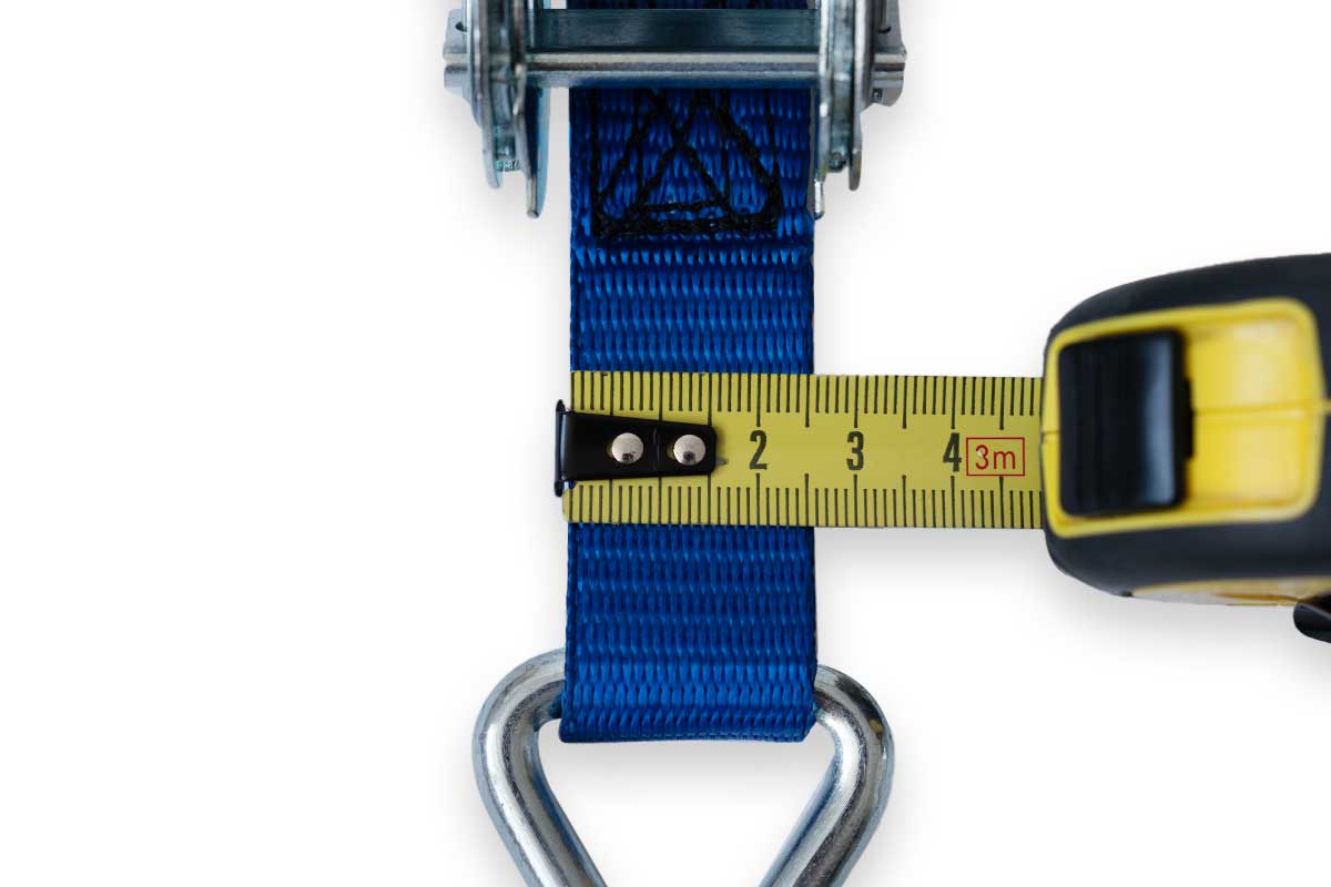  Spanngurt 2-teilig Blau - 25mm x 5m (0,6 Tonnen)