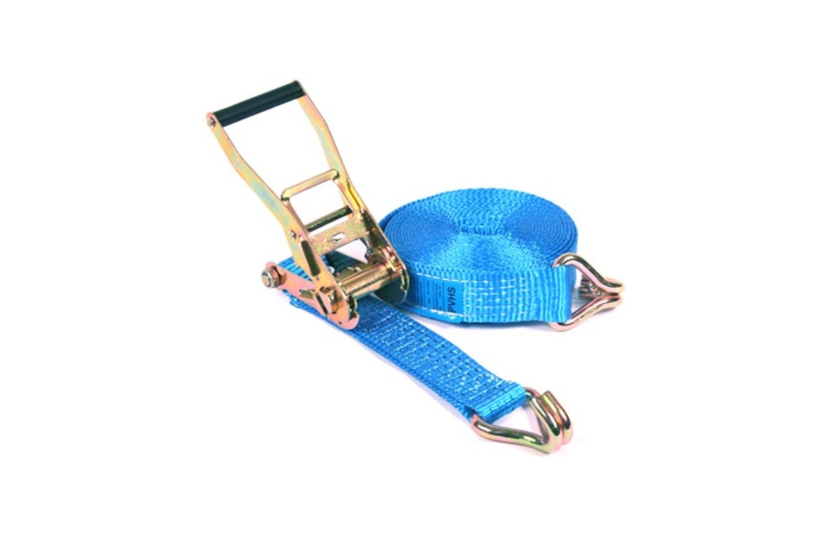 Zweiteiliger Spanngurt blau - 50mm x 9m (5 Tonnen)