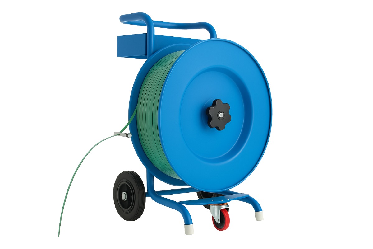 U3 pet pp staalband haspel extra wendbaar blauw