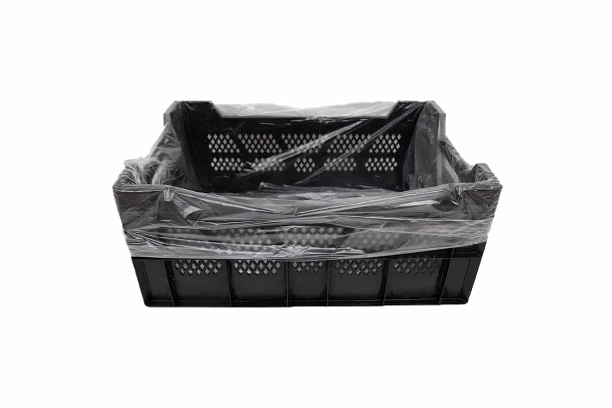 HDPE Einlegesäcke Seitenfaltensäcke - 60 x 20/20 x 80cm x 8my (1.000 stück)