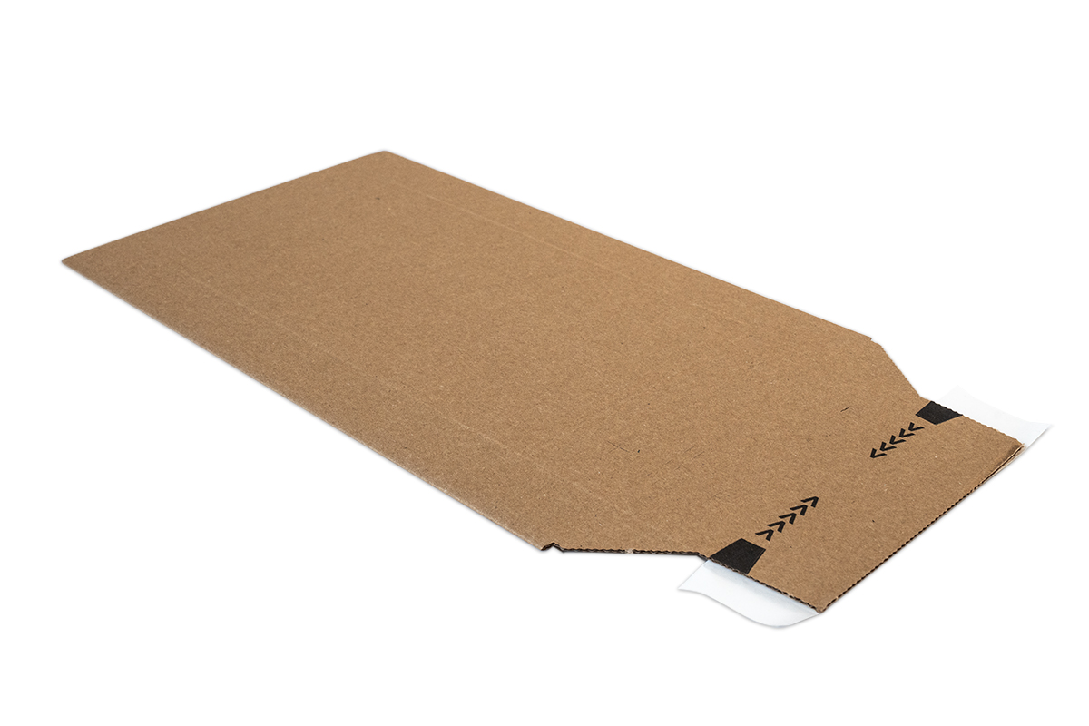 Karton-Versandtaschen Premium - 150 x 250 x 0-50mm (100 Stück)