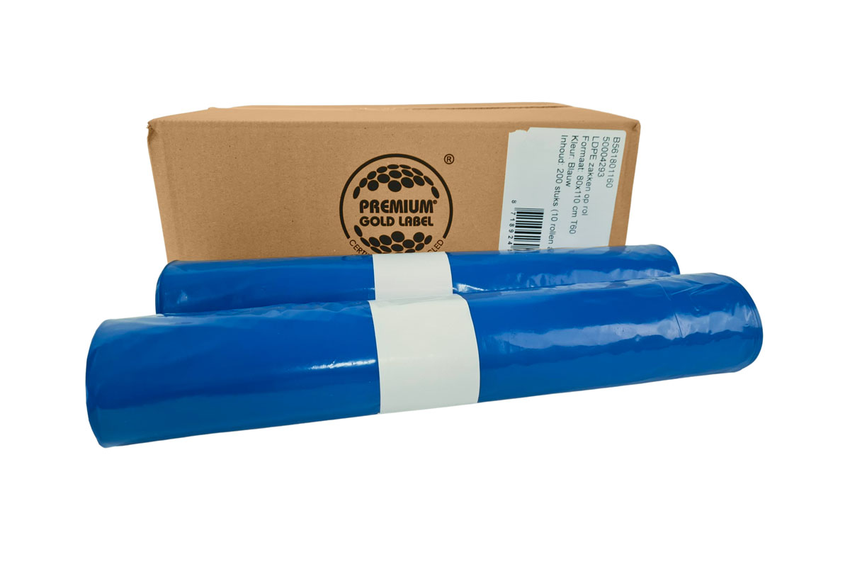 101181 ldpe afvalzak blauw