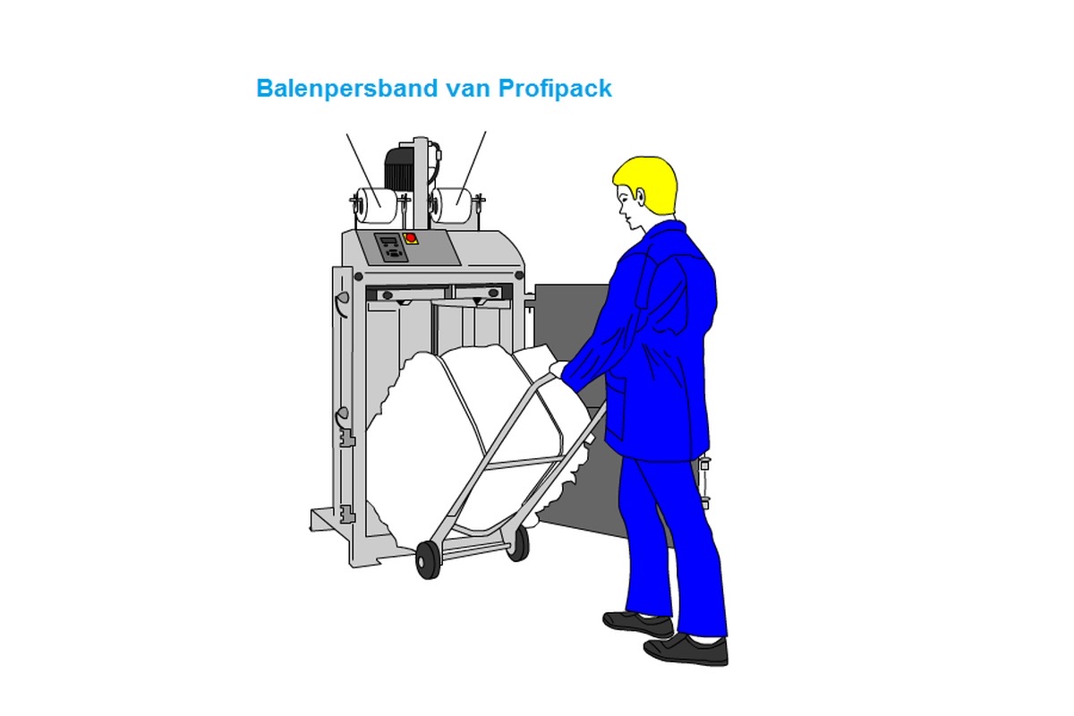 Ballenpressenband - 9mm x 500m x 30P
