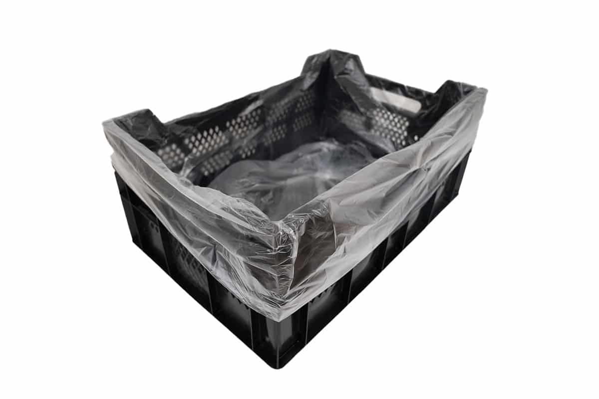 HDPE Einlegesäcke Seitenfaltensäcke - 60 x 20/20 x 80cm x 8my (1.000 stück)