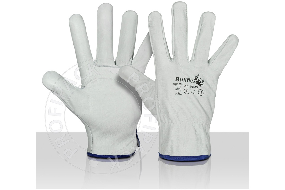 Bullflex Chauffeurhandschuhe Rindleder/Nerfleder - Größe 12/XXXL