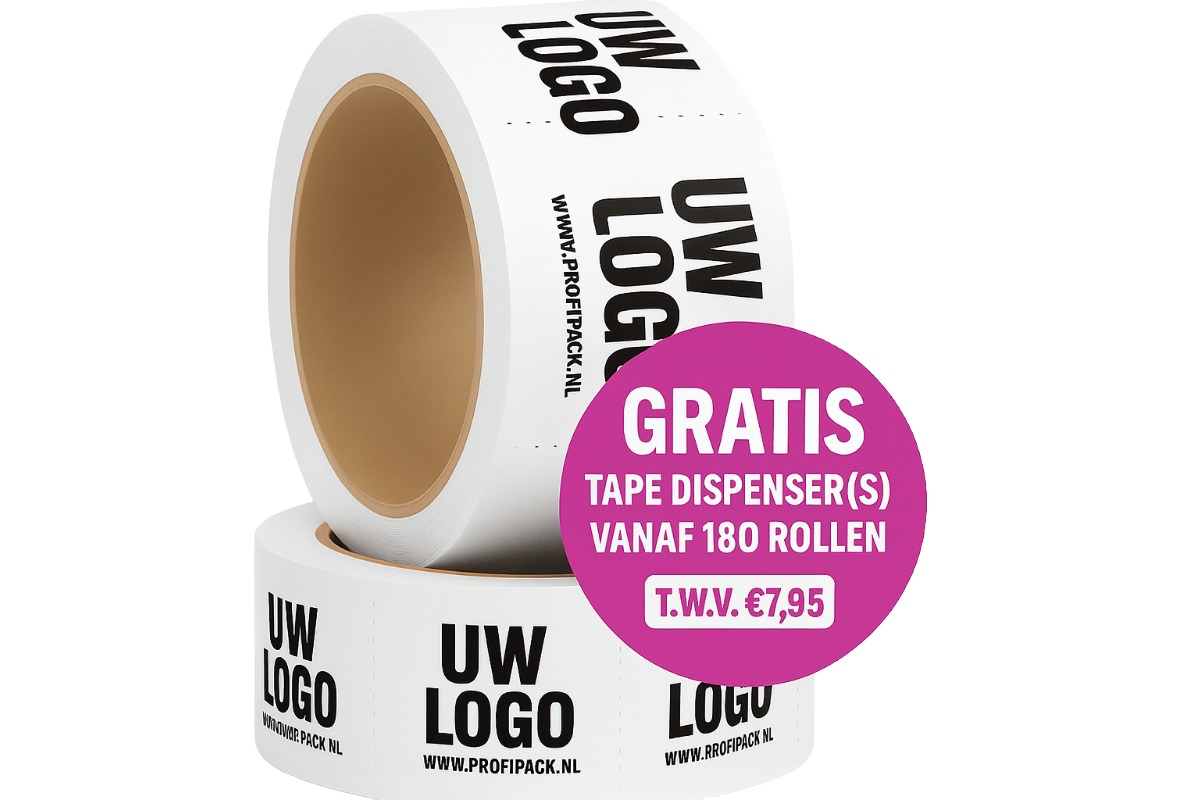 Bedrucktes PVC Klebeband - 50mm x 66m (3 Farben)