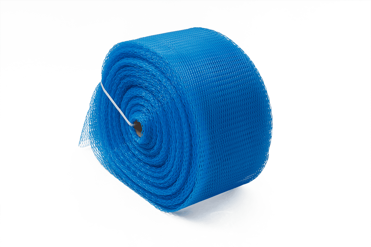 Plastikschlauchnetz Blau - 200-300mm x 50m