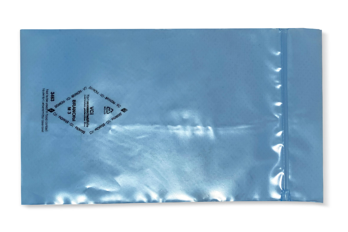 VCI Druckverschlussbeutel (korrosionsschützend) - 100 x 150mm x 80my (100 st)
