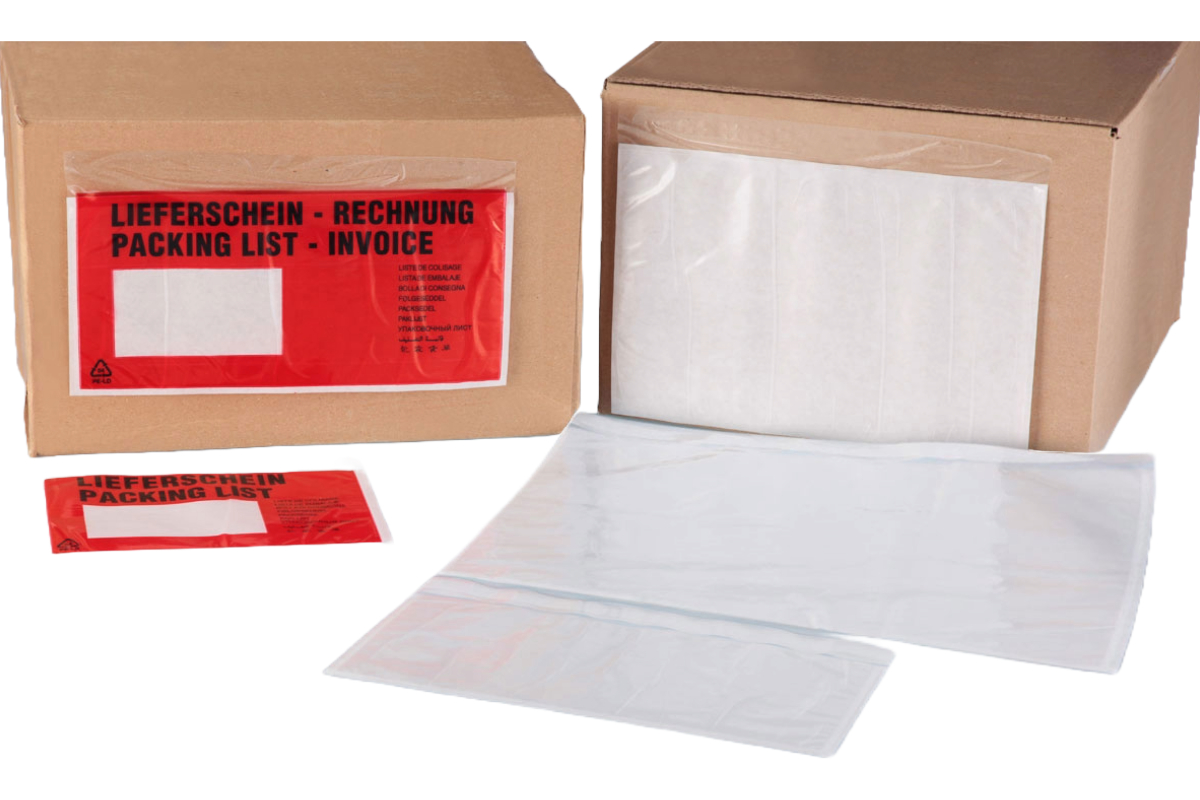 Verpackungsliste Umschläge "Lieferschein" - 225 x 165mm (1.000 Stück)
