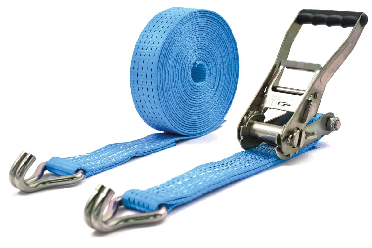 Zweiteiliger Spanngurt blau - 50mm x 9m (5 Tonnen) Zweiteiliger Spanngurt blau - 50mm x 9m (5 Tonnen)