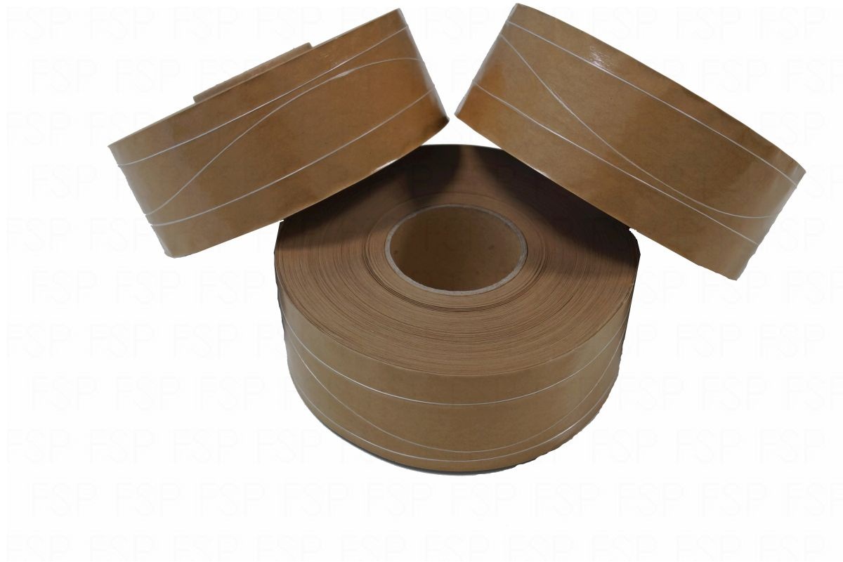  Gummiertes Papierband - 70 mm x 200 m - 75g/m2 - verstärkt