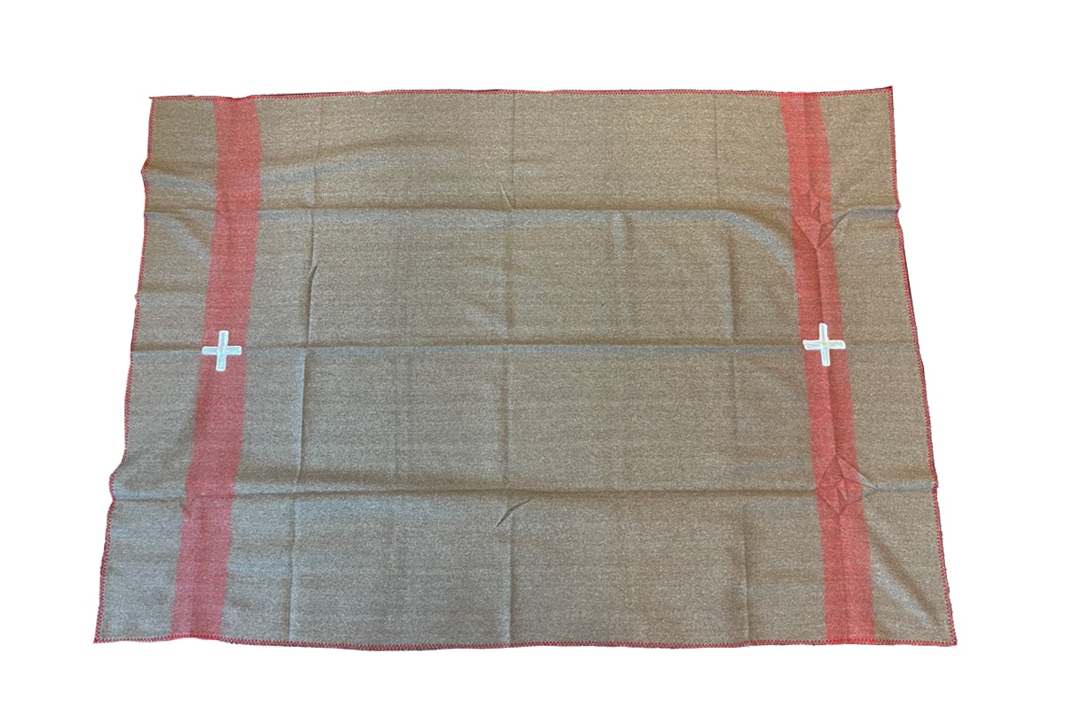 Schweizer Armeedecken - 130 x 200 cm (80% wolle)