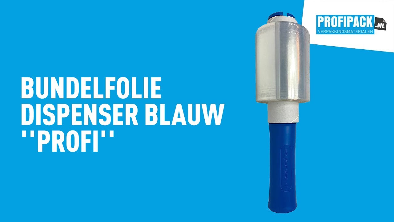 Mini Stretchfolie transparent - 12,5cm x 150m x 20my (24st) + KOSTENLOSER Abroller