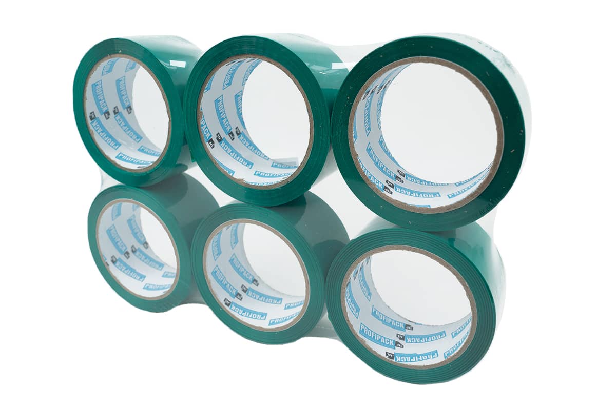 PP Acrylband grün - 50mm x 66m