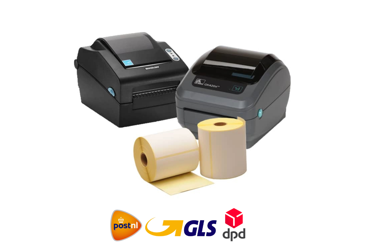Versandetiketten-Set PostNL/DPD - Zebra ZD421D + 12 Versandetiketten-Rollen 102 x 150mm Versandetiketten-Set PostNL/DPD - Zebra ZD421D + 12 Versandetiketten-Rollen 102 x 150mm