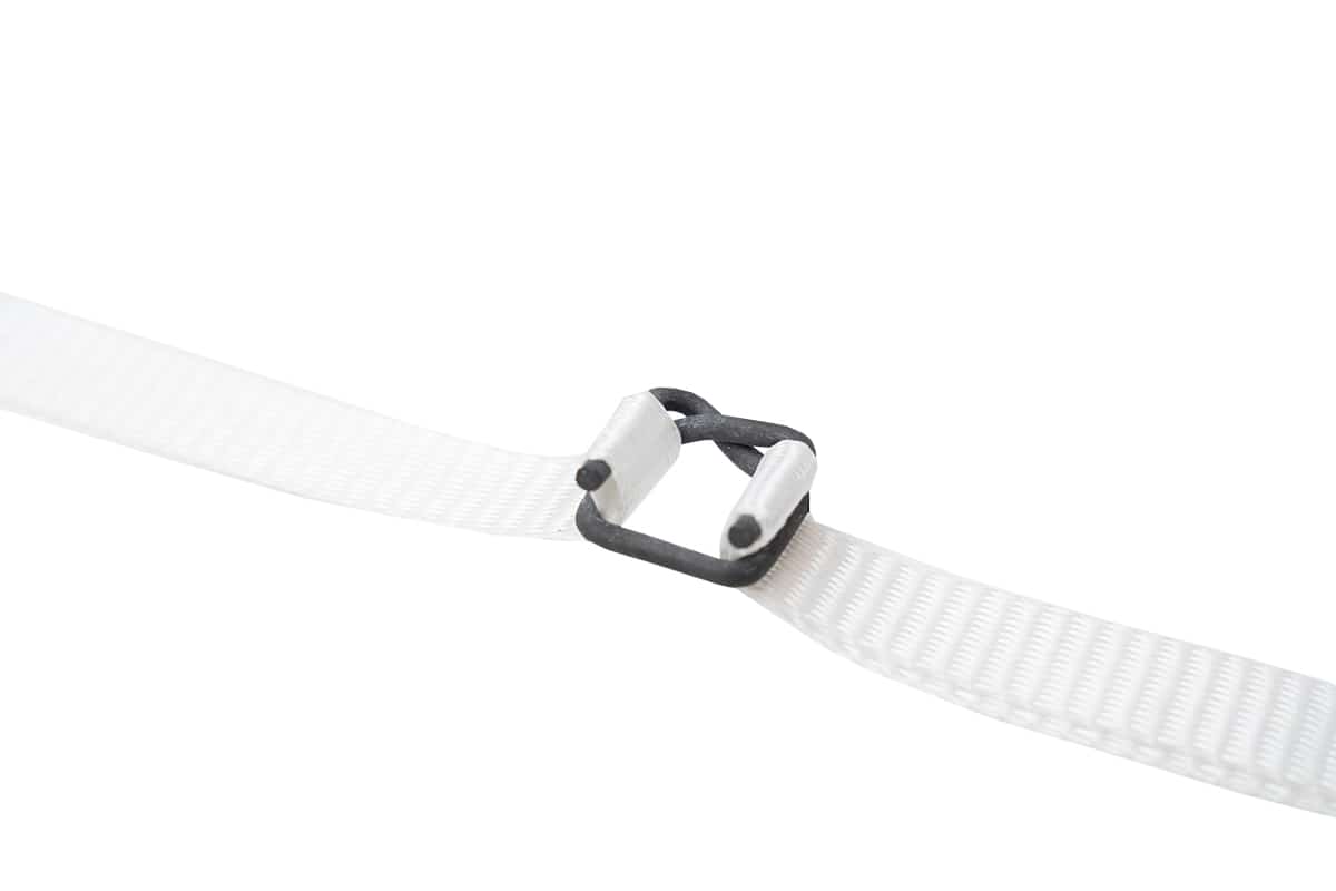 Metall verschlussklemmen phosphatiert - 16mm (1.000 Stück)
