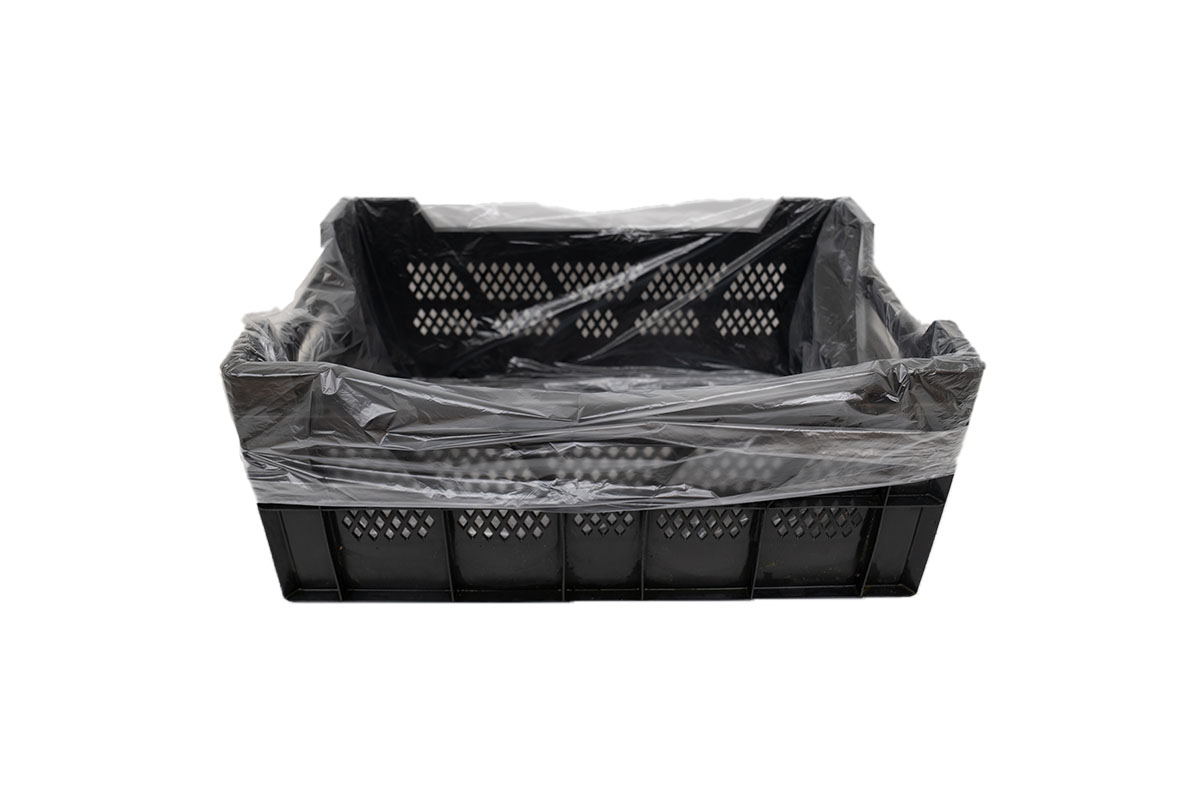 LDPE Einlegesäcke Seitenfaltensäcke transparent - 60 x 20/20 x 80cm x 20my (500 Stück)