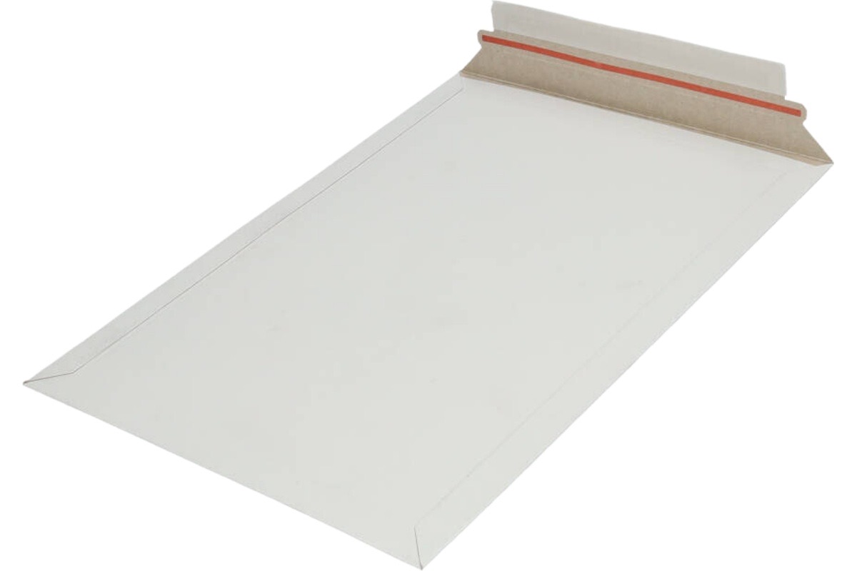 Massive Karton-Versandtaschen weiß A4 - 235 x 308 x 0-30mm (100 Stück)