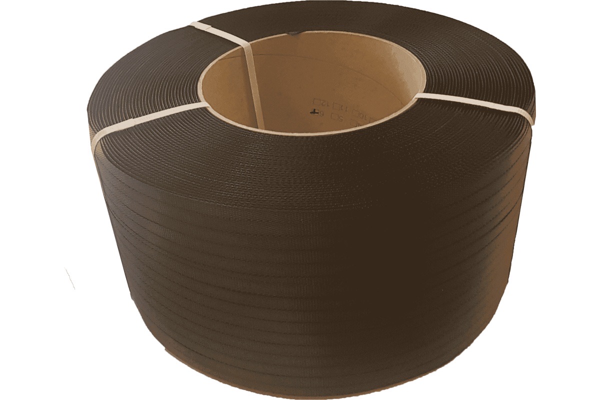 PP Umreifungsband Schwarz - 12mm x 3.000m x 0,55mm