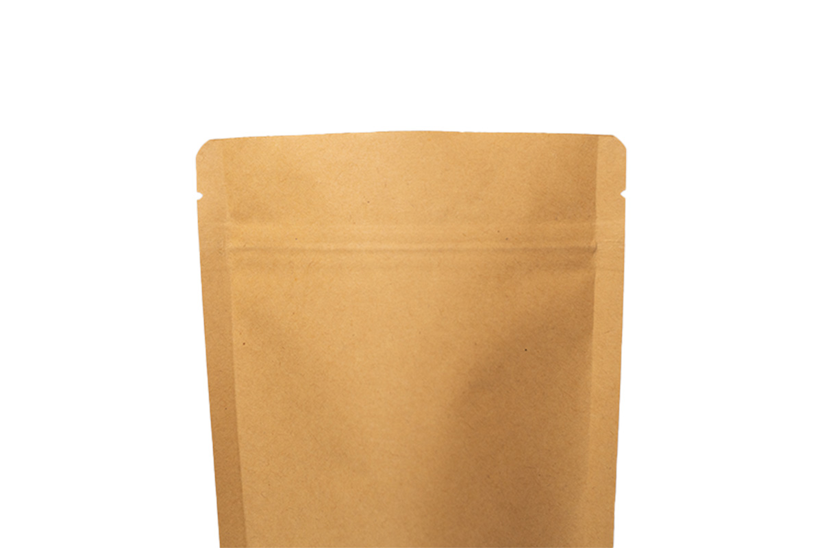 Kraftpapier Standbodenbeutel braun 500 ml - 130 x 225 mm (100 Stück)