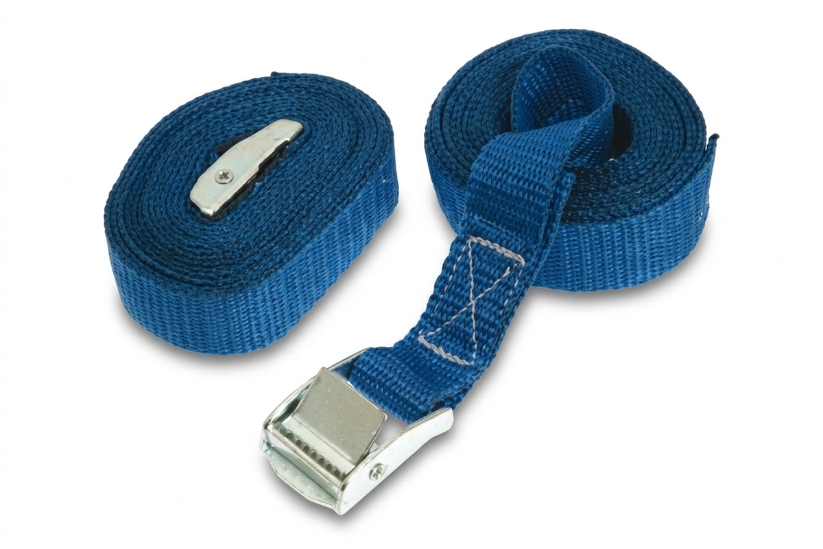 Gepäckgurt Spanngurt Blau + Schnalle - 25mm x 500cm