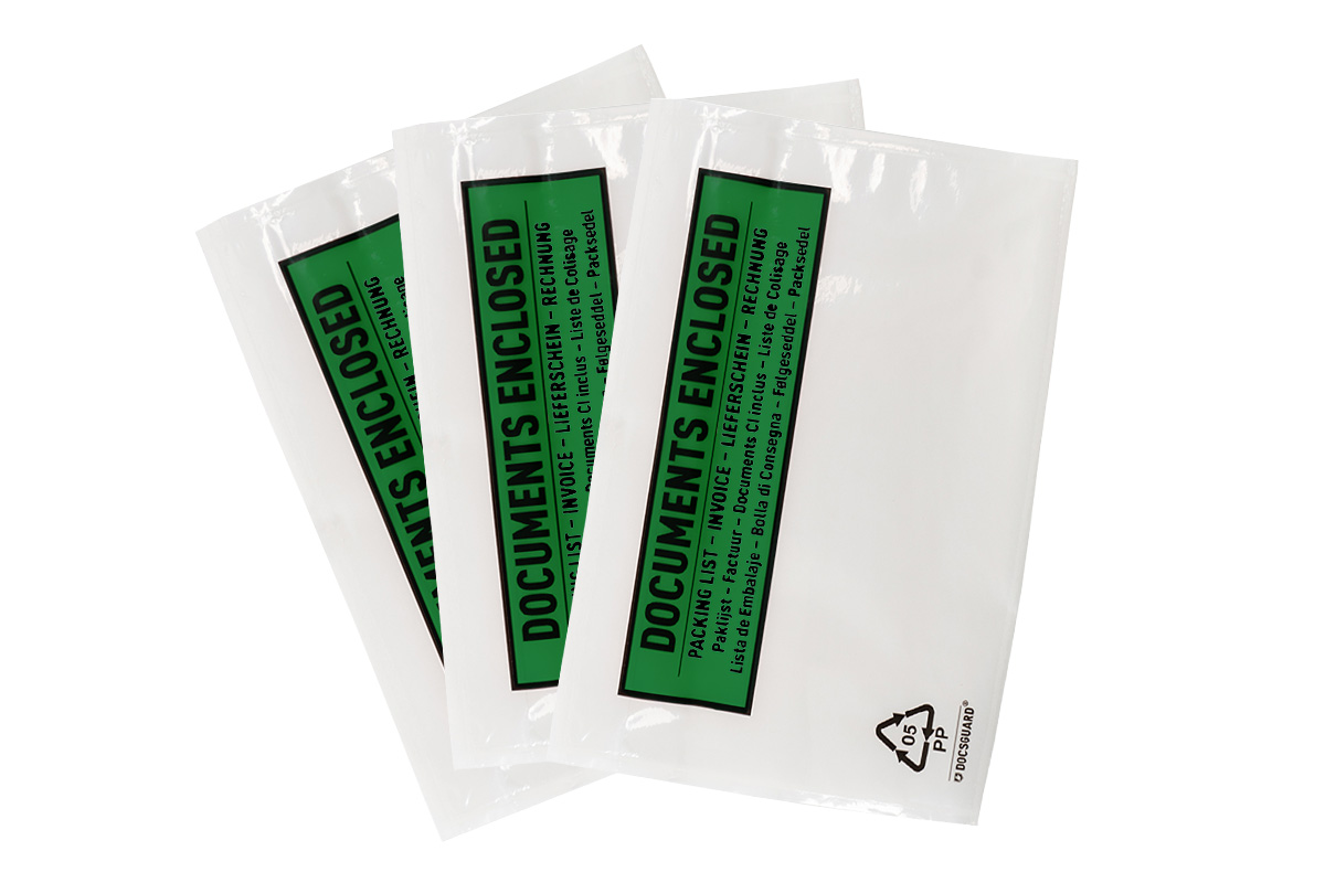Lieferscheintaschen Papier Packing List - 230 x 125mm (1.000 st)