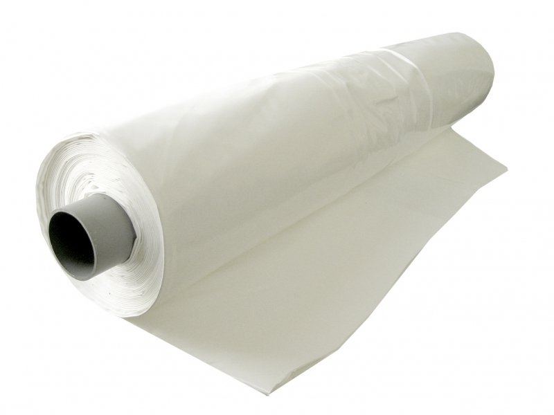 Schrumpffolie weiß (Gerüst) - 600cm x 50m x 150my Schrumpffolie weiß (Gerüst) - 600cm x 50m x 150my