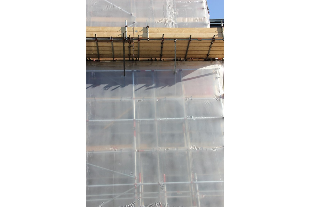 Schrumpffolie transparent (Gerüst) - 600cm x 50m x 120my