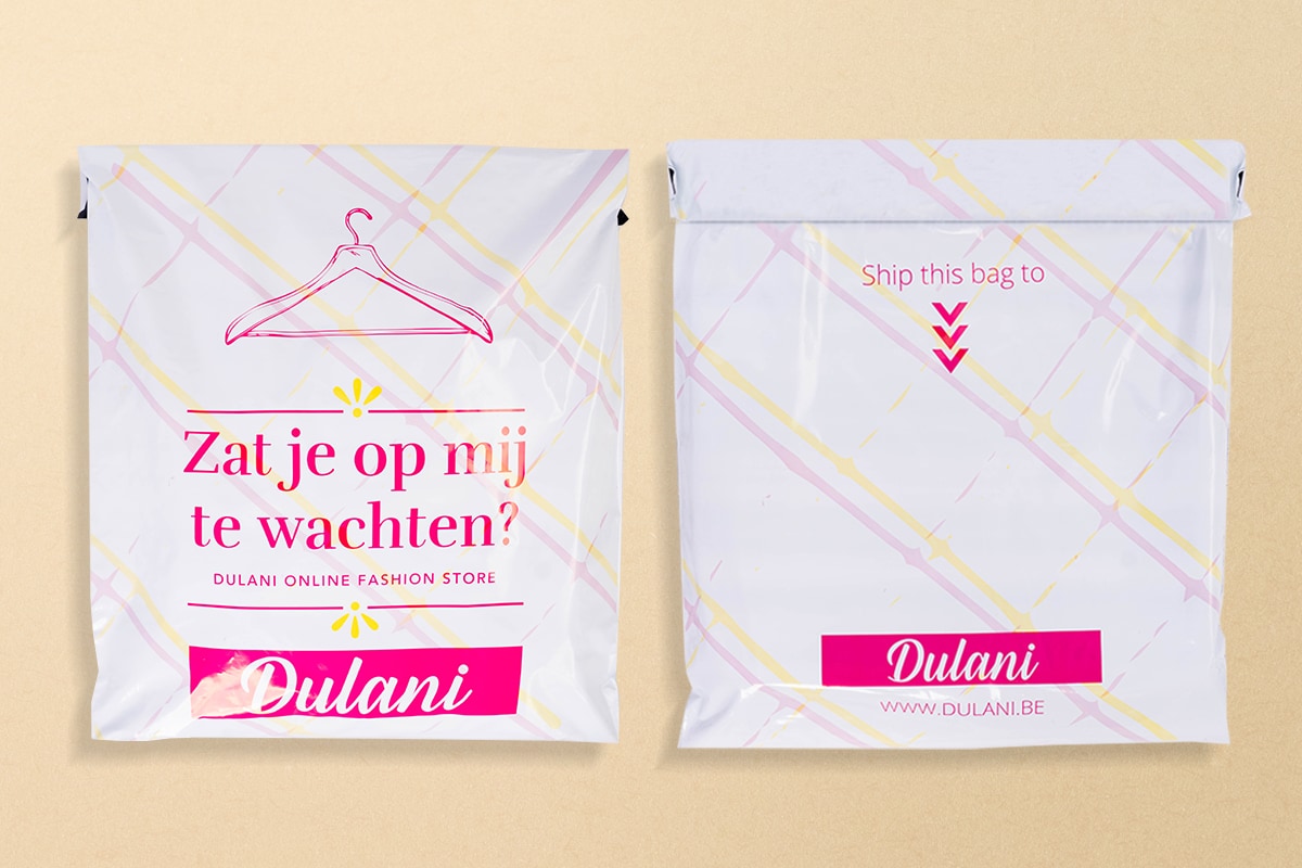 Bedruckte Kunststoff-Versandtaschen