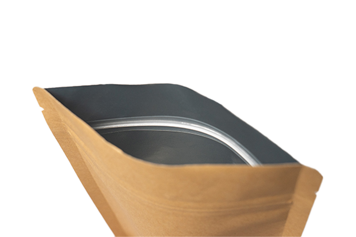 Kraftpapier Standbodenbeutel braun 500 ml - 130 x 225 mm (100 Stück)