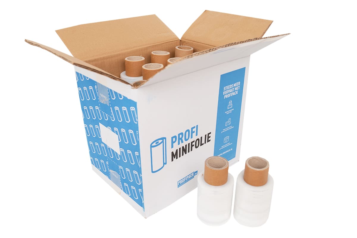 Mini Stretchfolie transparent - 10cm x 150m x 20my