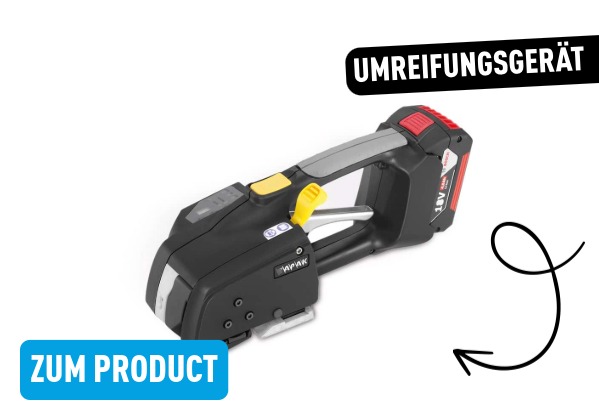 Umreifungsgerät bei Profipack