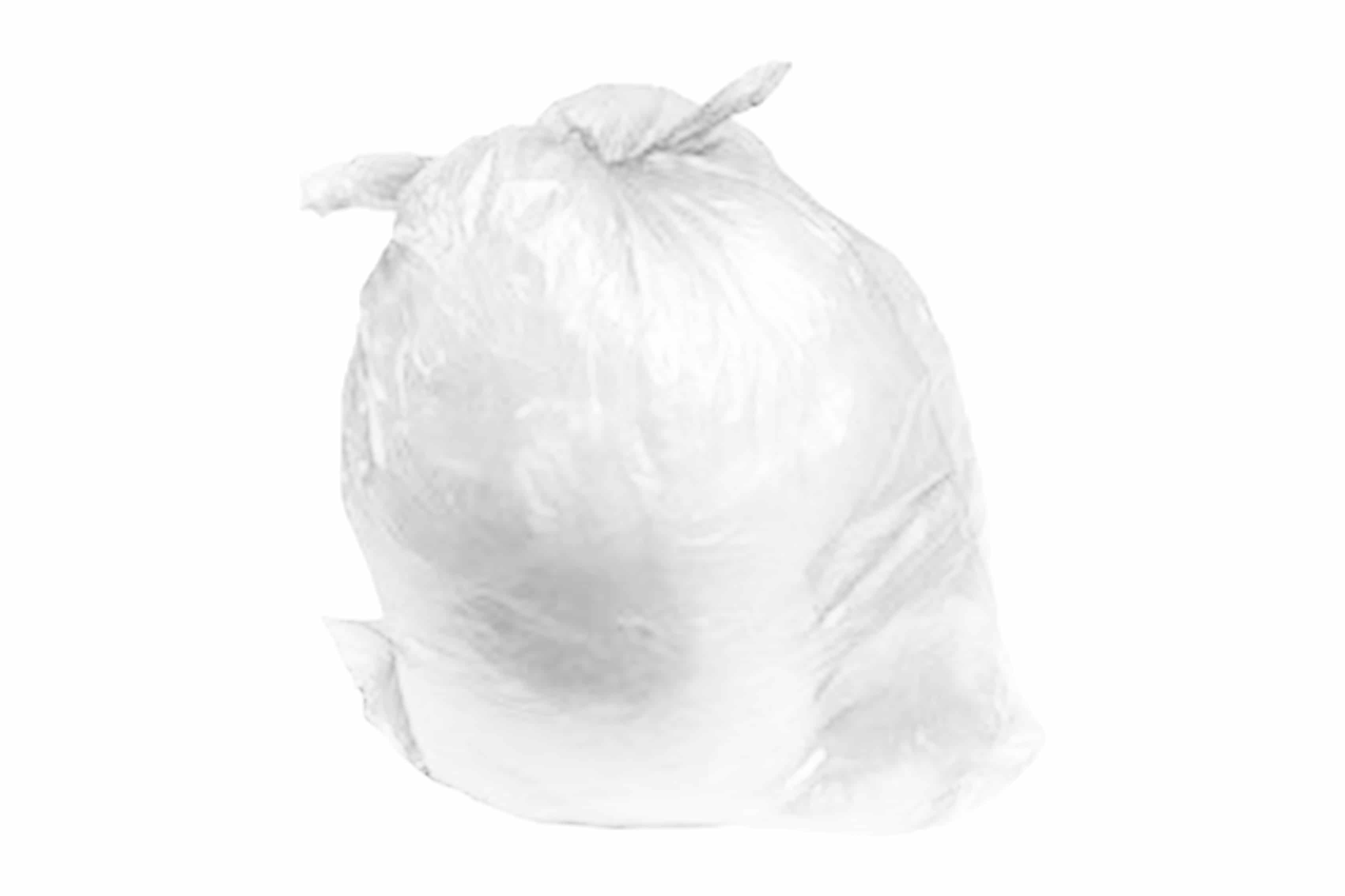 HDPE Müllsäcke weiß - 70 x 110cm x 25my (200st)
