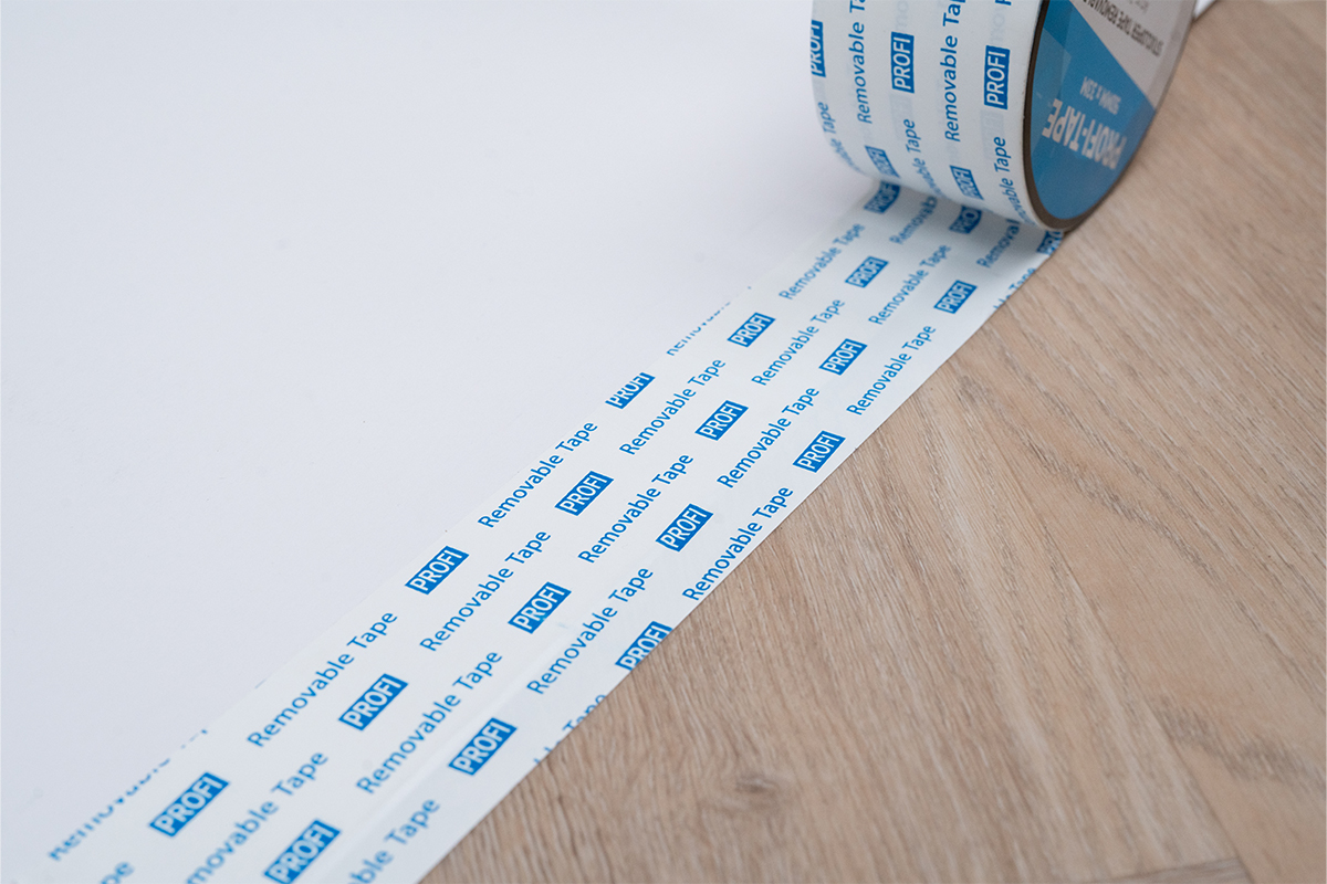 Klebeband für milchtutenpapier abnehmbar + Kunststoffkern - 50mm x 33m