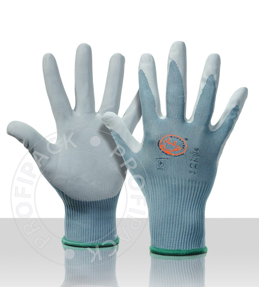 Bullflex Premium Handschuhe Nitri Comfort Soft Nitril-Schaum - Größe 9/L 10/XL