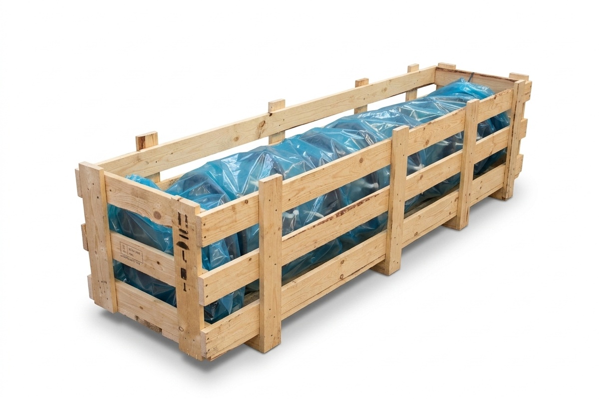 VCI Flachfolie (korrosionsschützend) transparent blau - 200cm x 100m x 100my