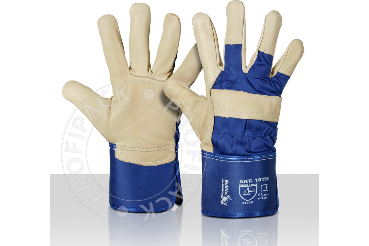 Bullflex Arbeitshandschuhe aus Rind-/Kalbfell Golden Glove - Größe 10/XL