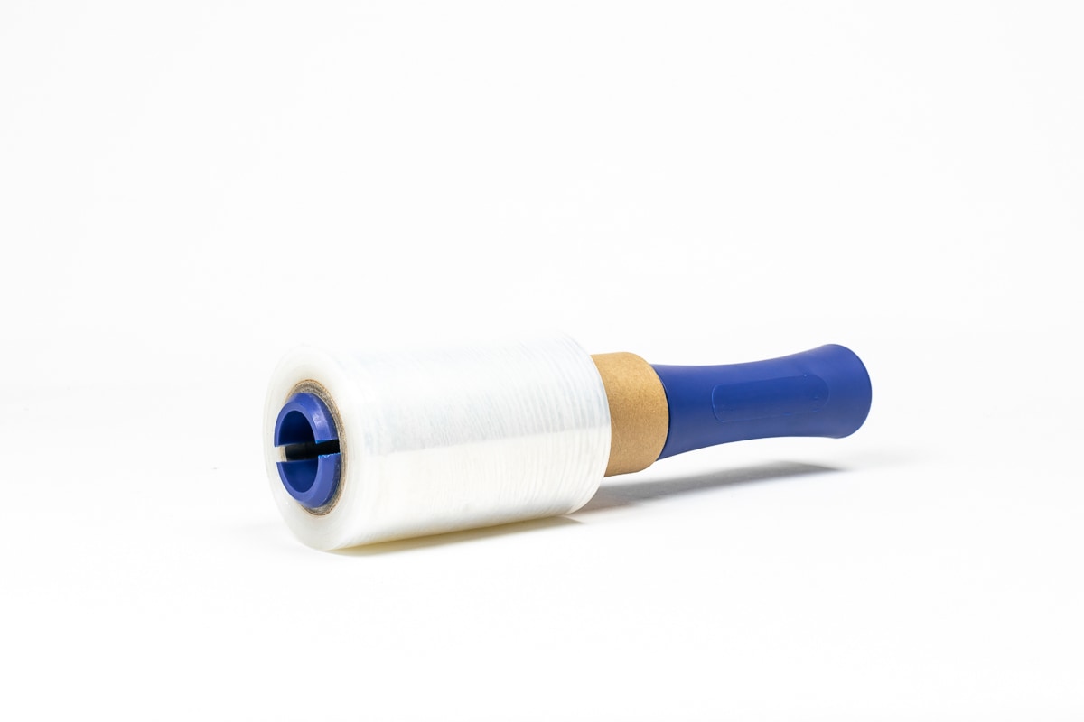 Mini Stretchfoliedispenser blau