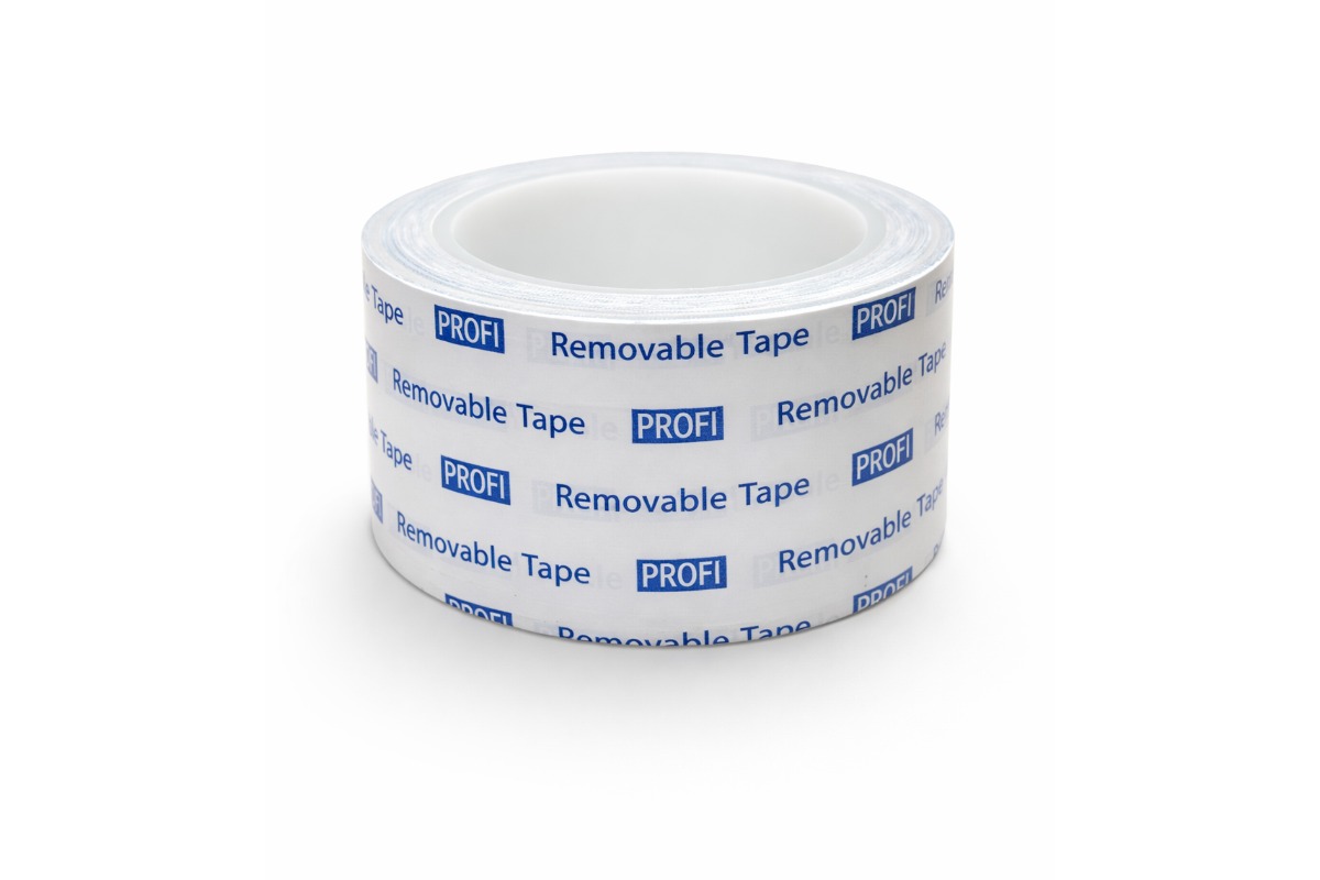 Klebeband für milchtutenpapier abnehmbar + Kunststoffkern - 50mm x 33m