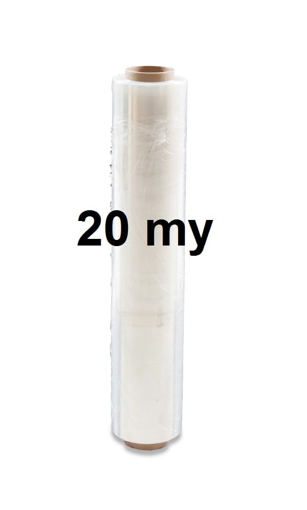 Handstretchfolie transparent - 45cm x 300m x 20my